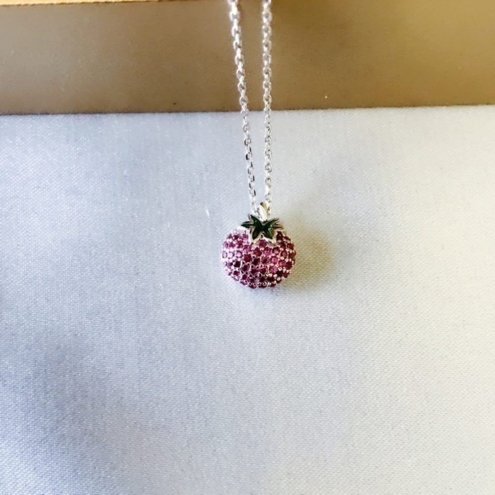 Sterling Silver Blueberry Necklace